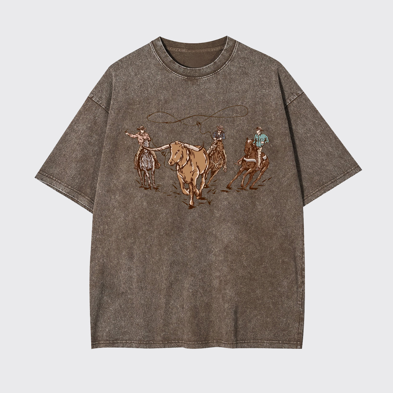 Western Retro Rodeo Garment-dye Tees