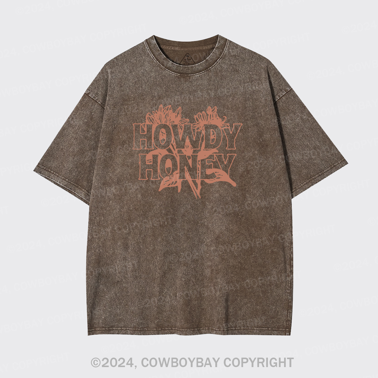 Howdy Honey Honeysuckle Plant Garment-dye Tees