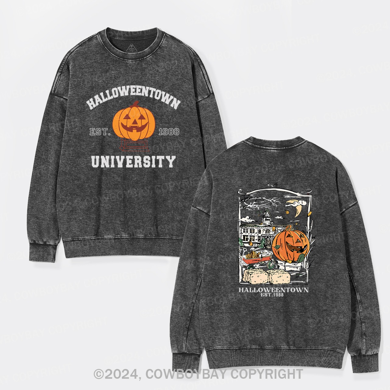 Halloweentown EST.1998 Washed Sweatshirts