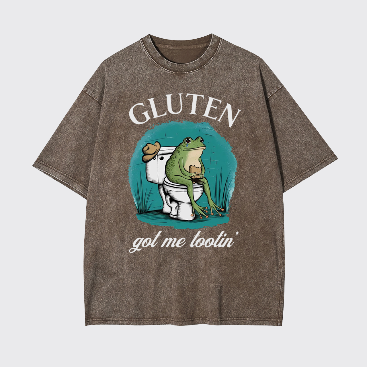 Gluten Got Me Tootin Garment-dye Tees