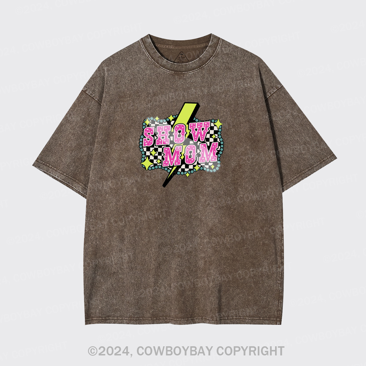 Show Mom Cowgirl Garment-dye Tees