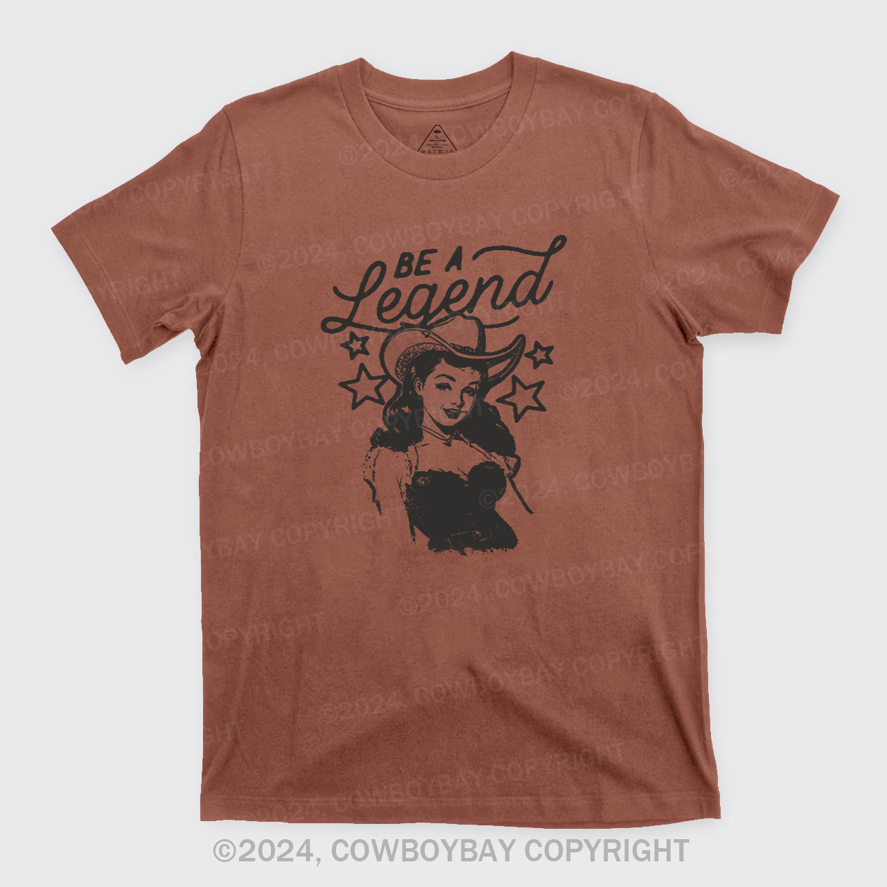 Vintage Sexy Cowgirl Be A Legend T-Shirts