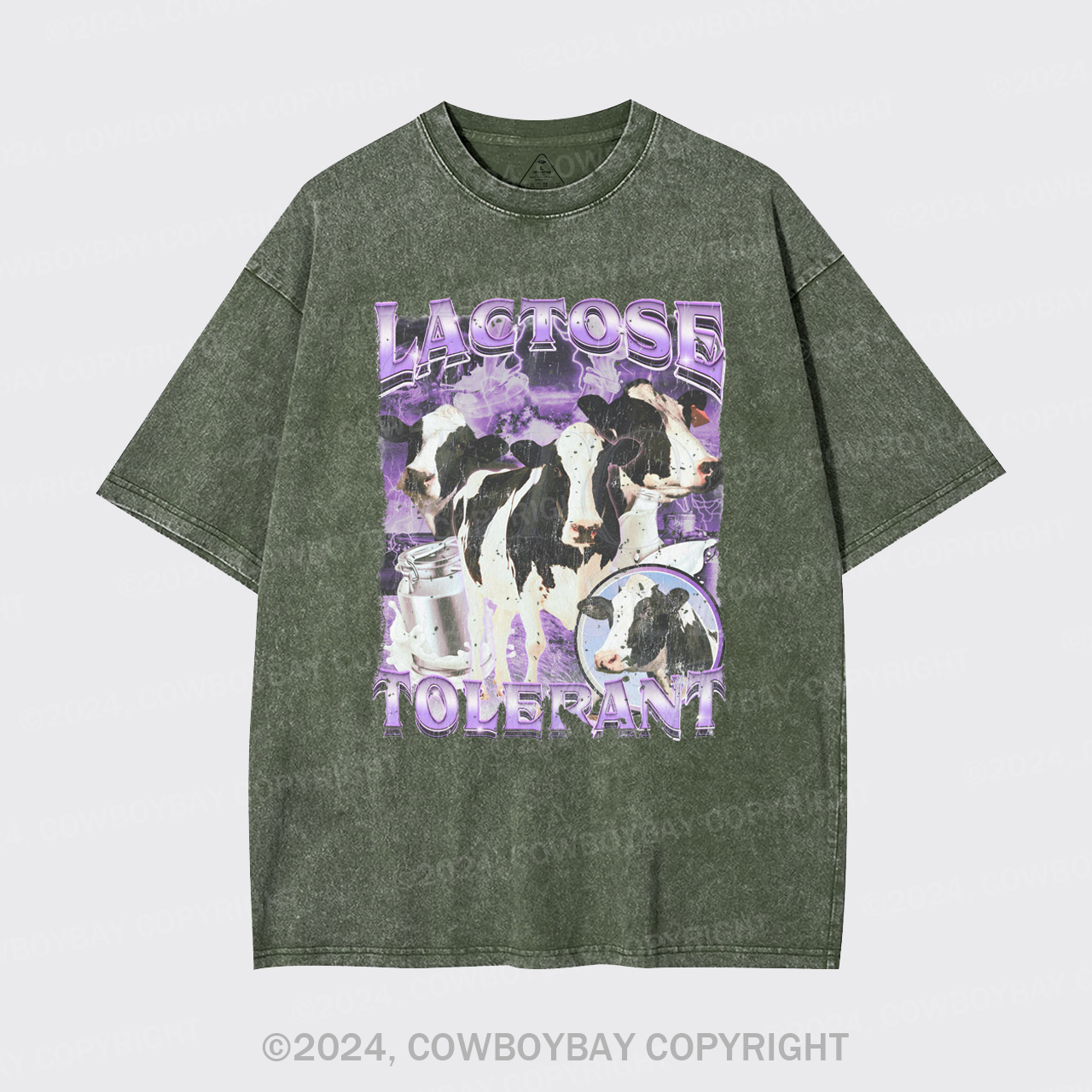Lactose Tolerant Garment-dye Tees