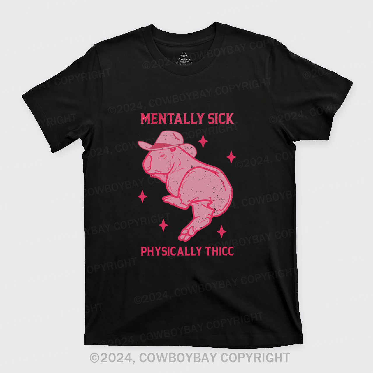 Mentally Sick Physically Thicc Capybara T-Shirts