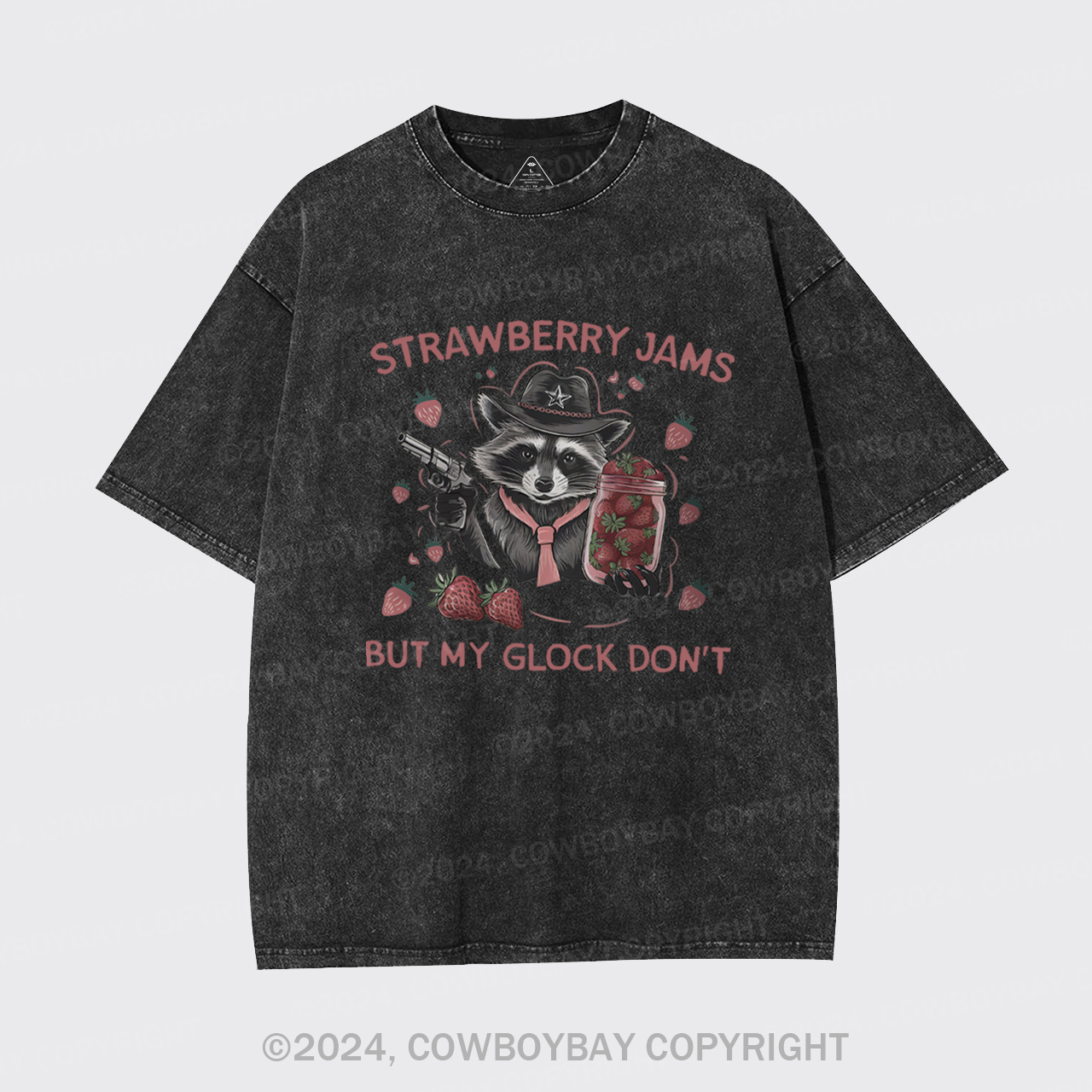 Strawberry Jams,But My Glock Don't Garment-dye Tees