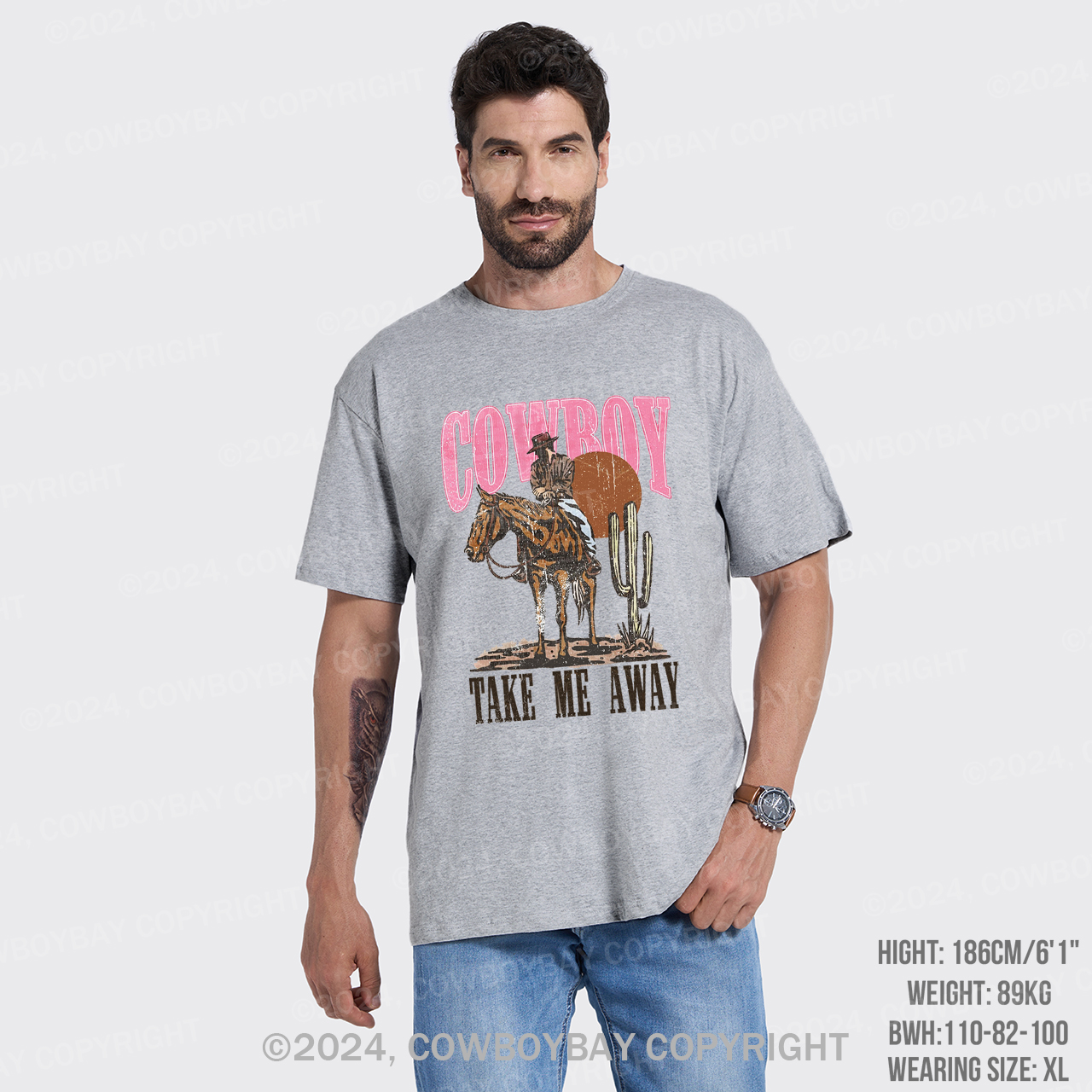 Cowboy Take Me Away Western T-Shirts