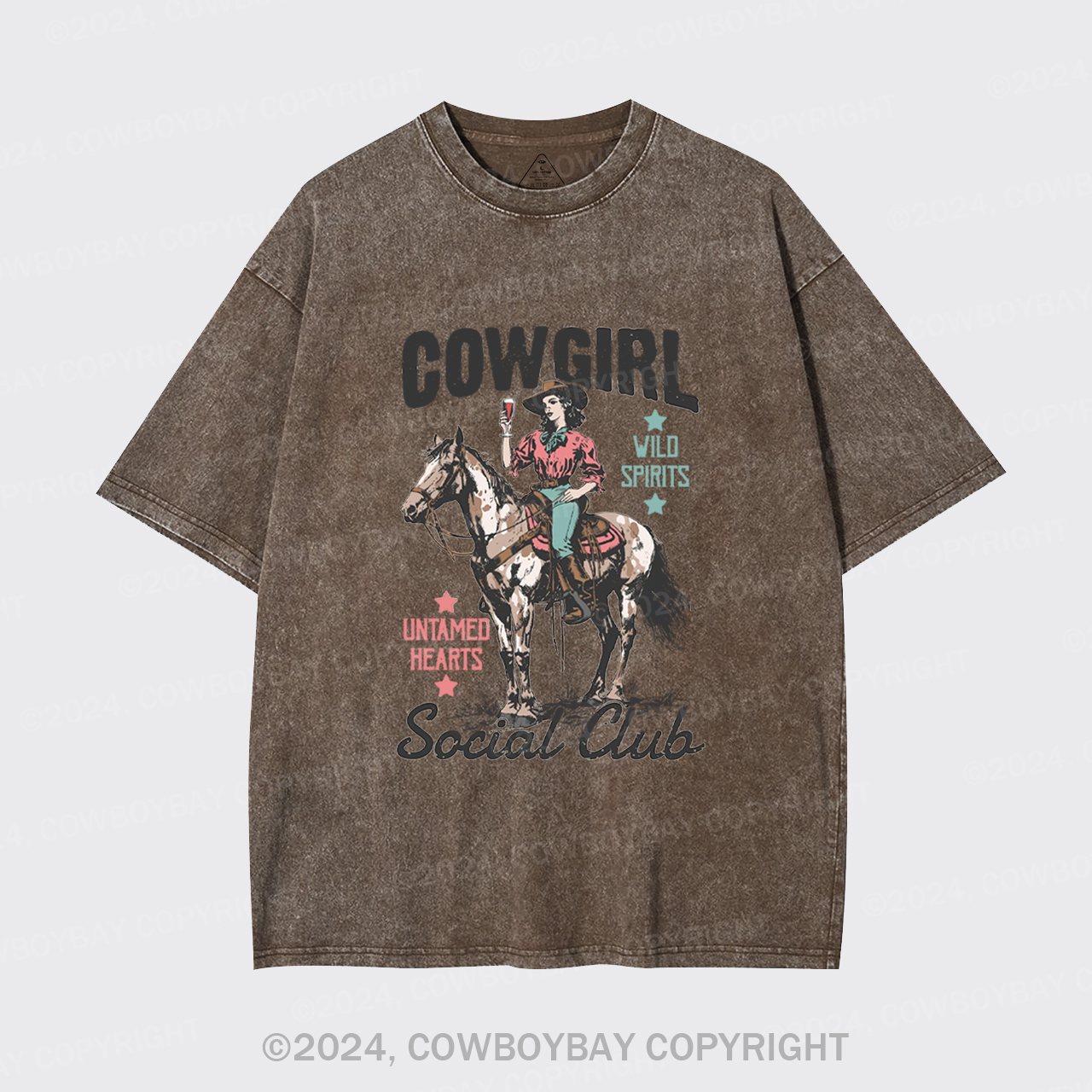 Cowgirl Social Club Garment-dye Tees