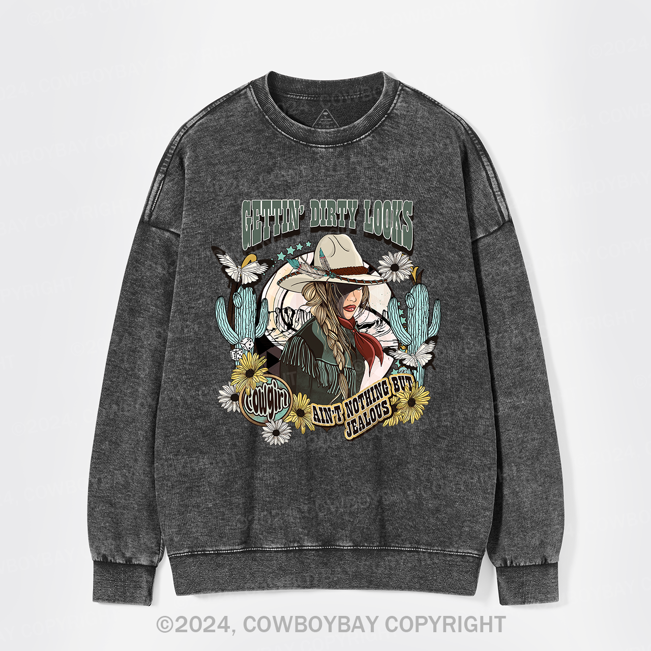 Gettin' Dirty Looks Washed Sweatshirts