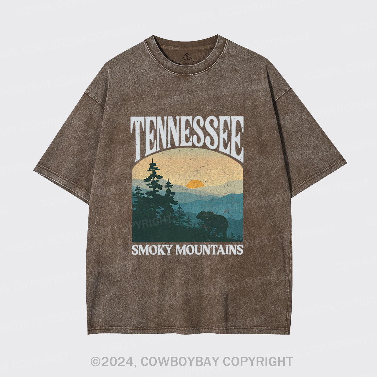 Tennessee Smoky Mountains Garment-dye Tees
