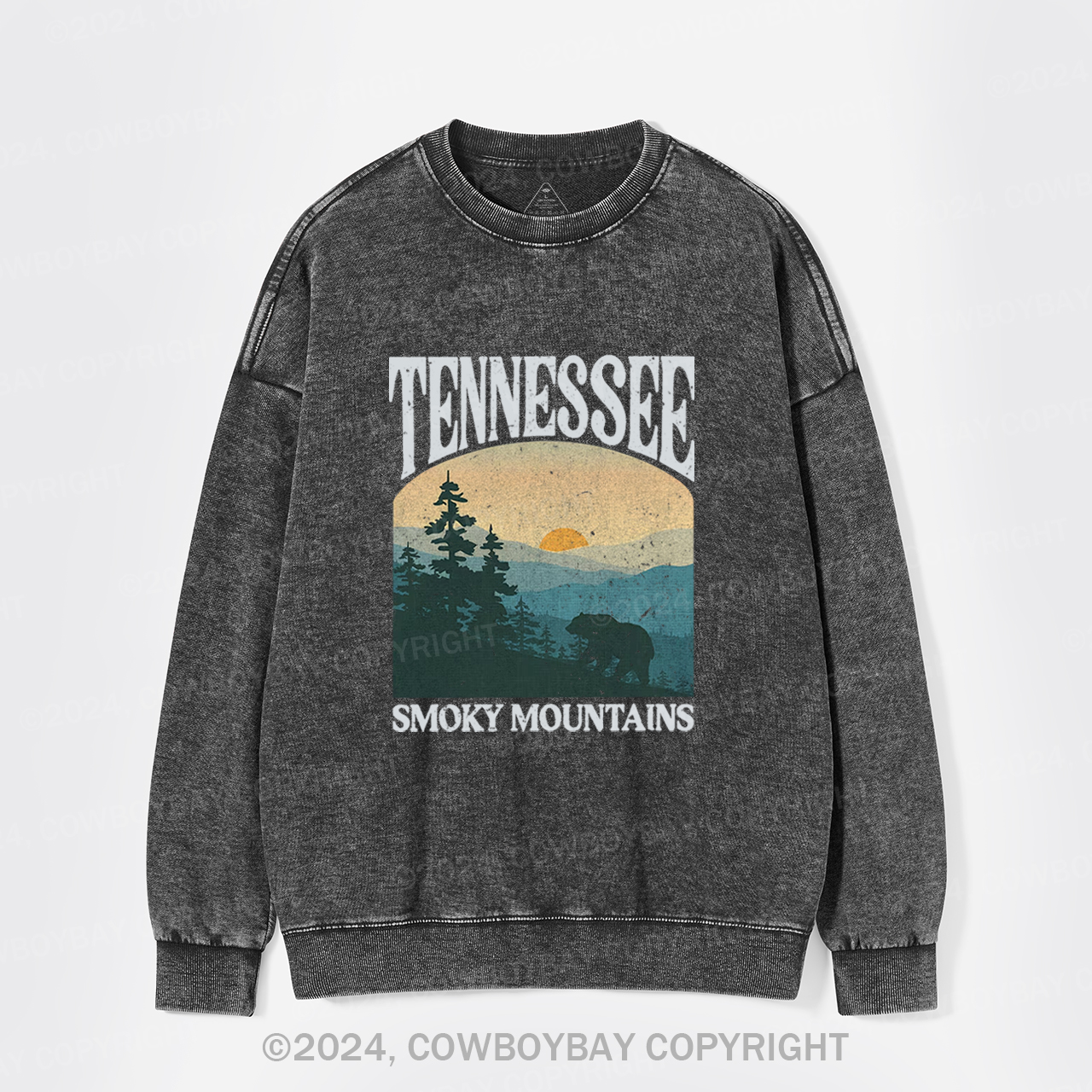 Tennessee Smoky Mountains Washed Sweatshirts