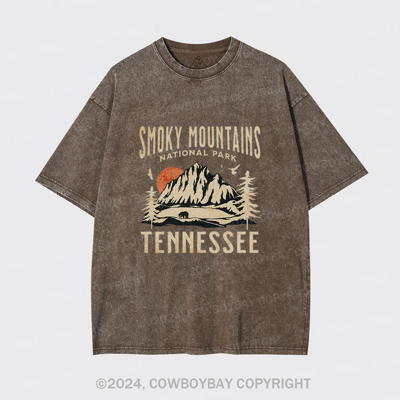 Smoky Mountains National Park Tennessee Garment-dye Tees