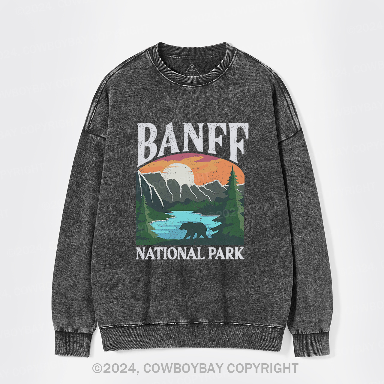 Rockies Banff National Park Washed Sweatshirts
