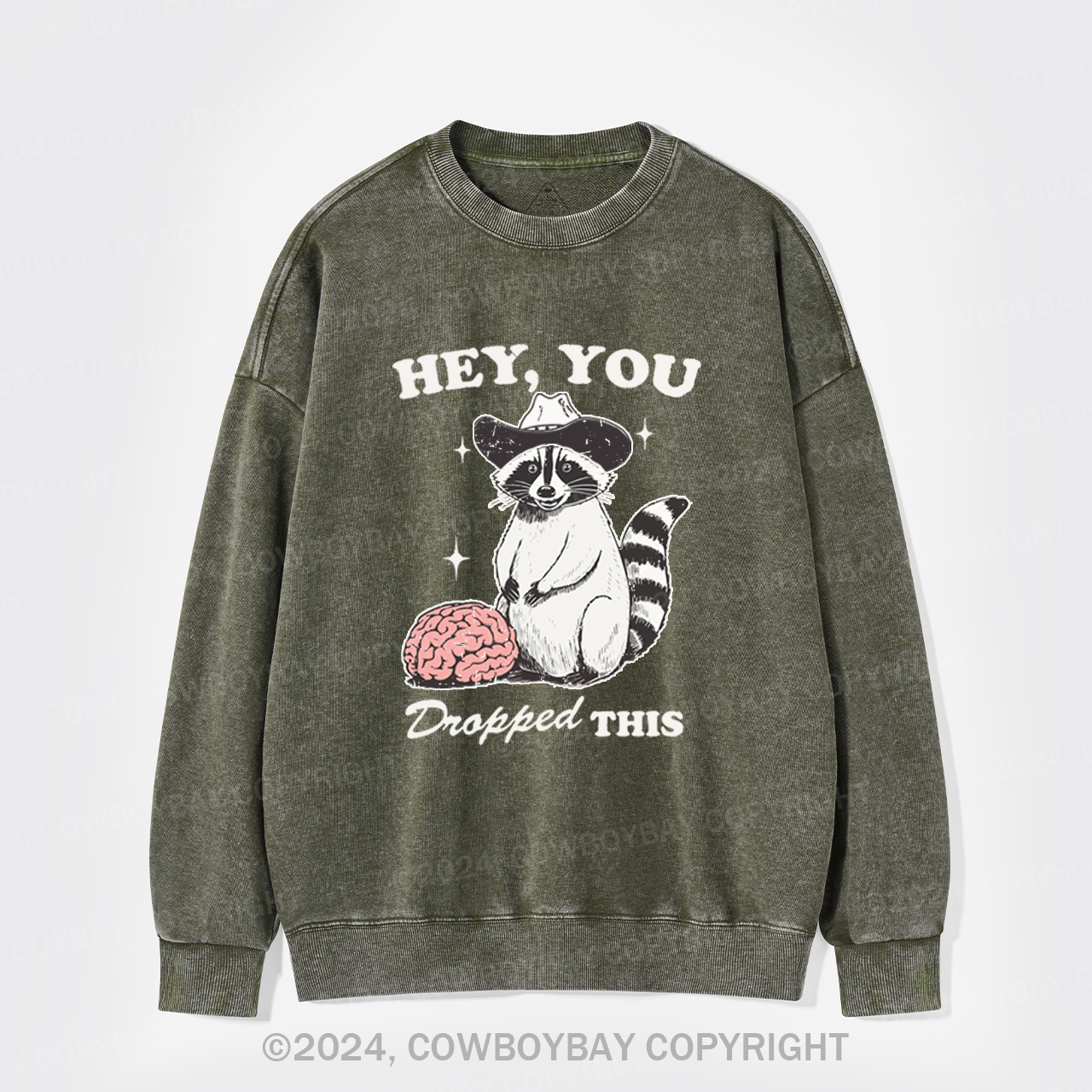 Hey, You Dropped This Washed Sweatshirts