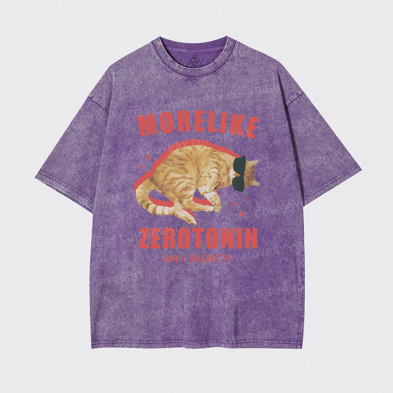 More Like Zerotonin Am I Right Garment-dye Tees