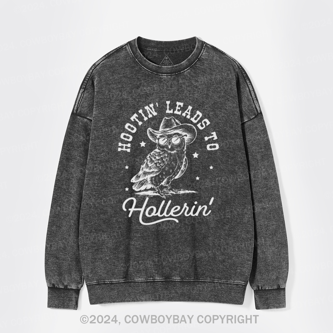Hootin' Leads To Hollerin Washed Sweatshirts