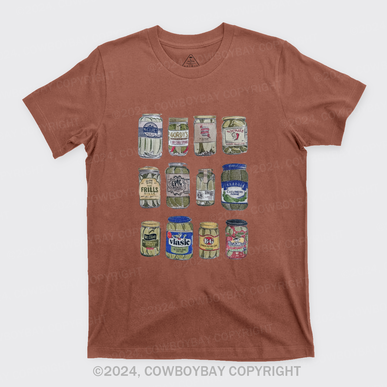 Vintage Canned Pickles Funny T-Shirts