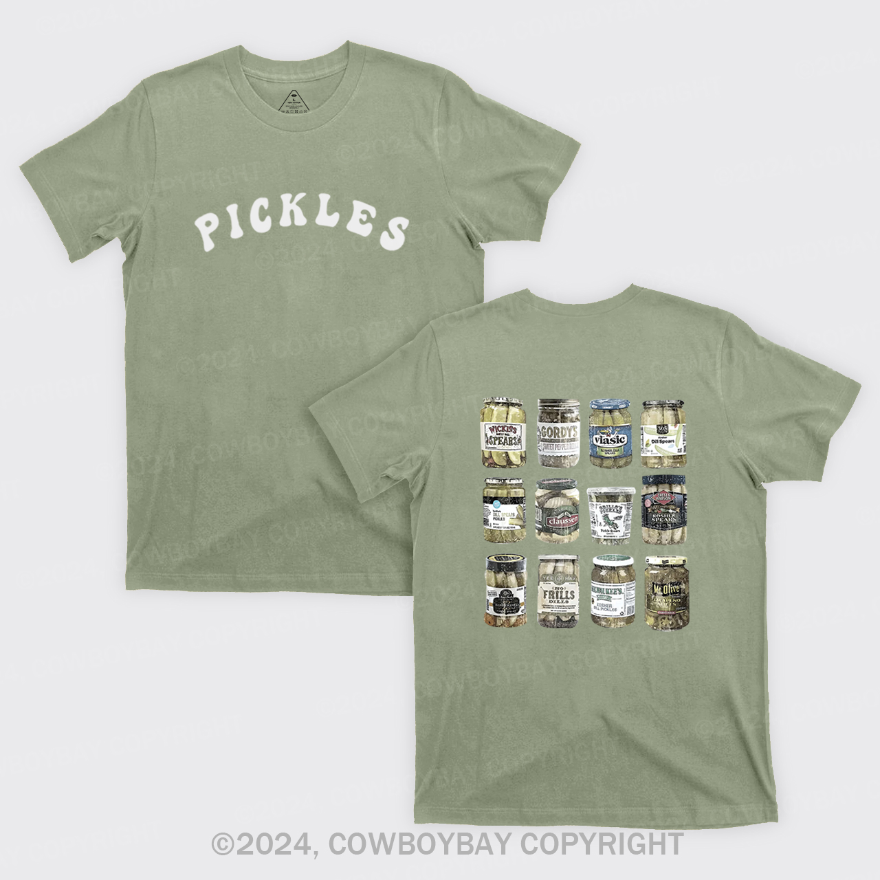Canned Pickles Lovers Vintage T-Shirts