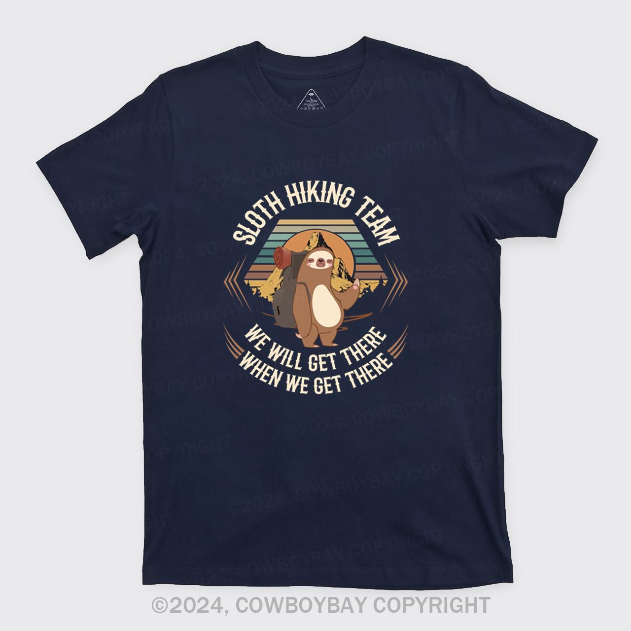 Sloth Hiking Team T-Shirts