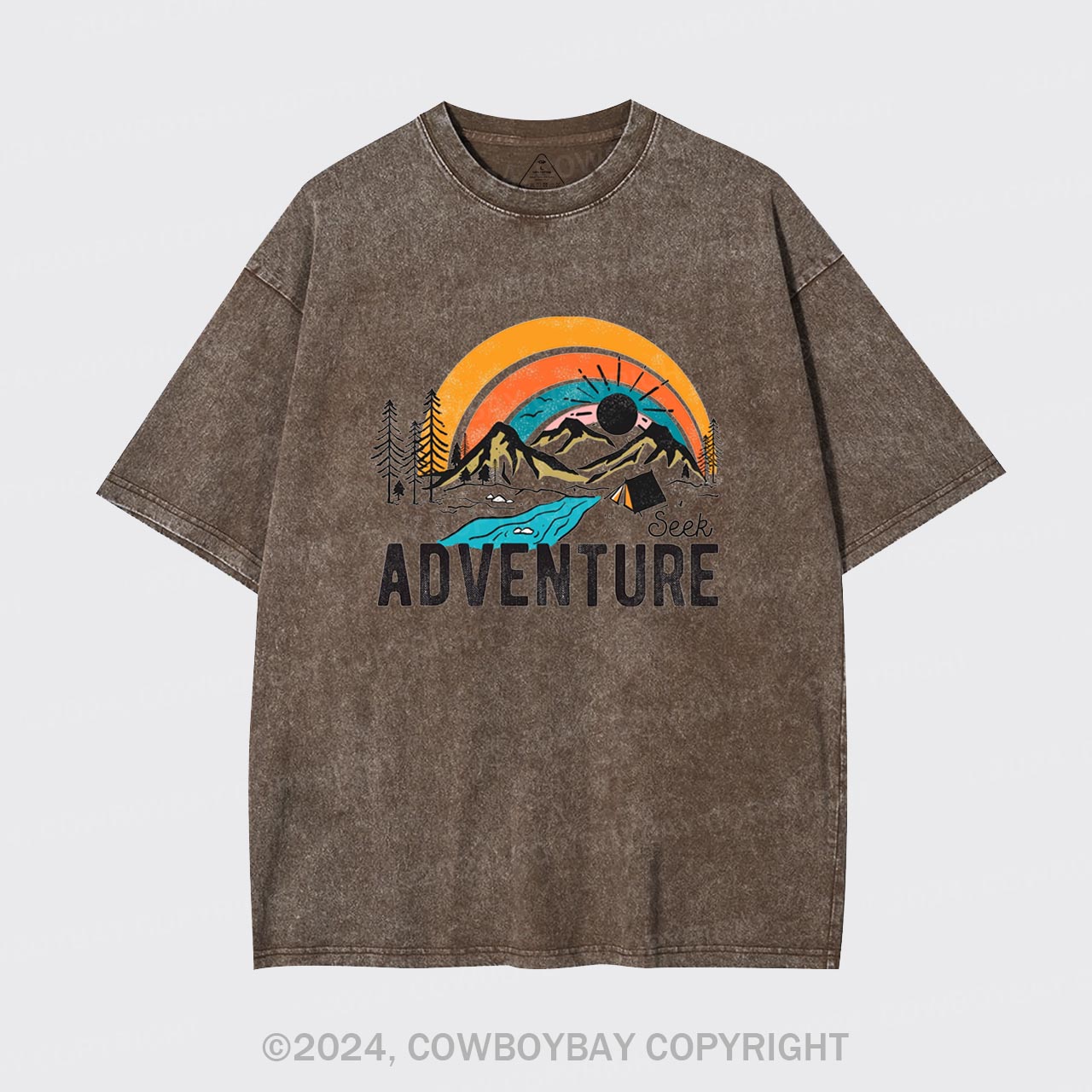 Seek Adventure Garment-dye Tees