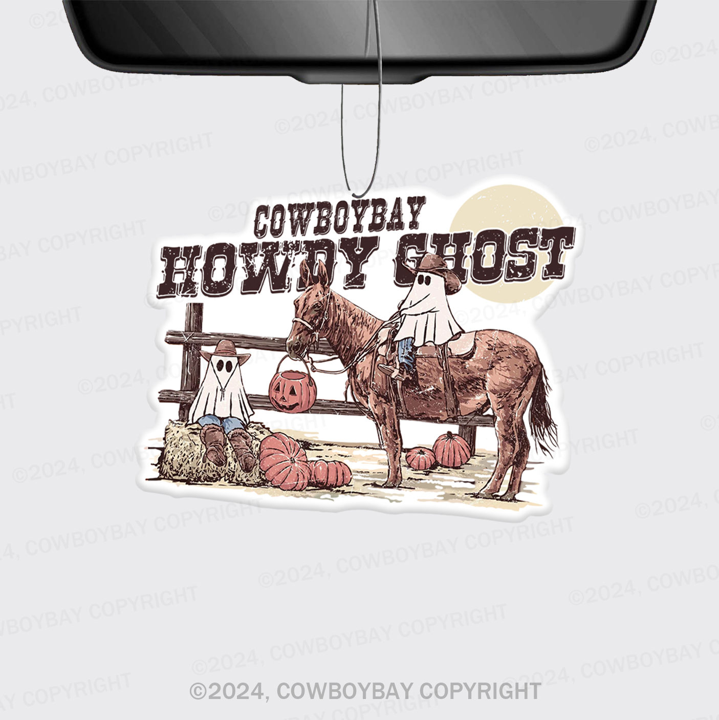 Howdy,Ghost Car Air Freshener