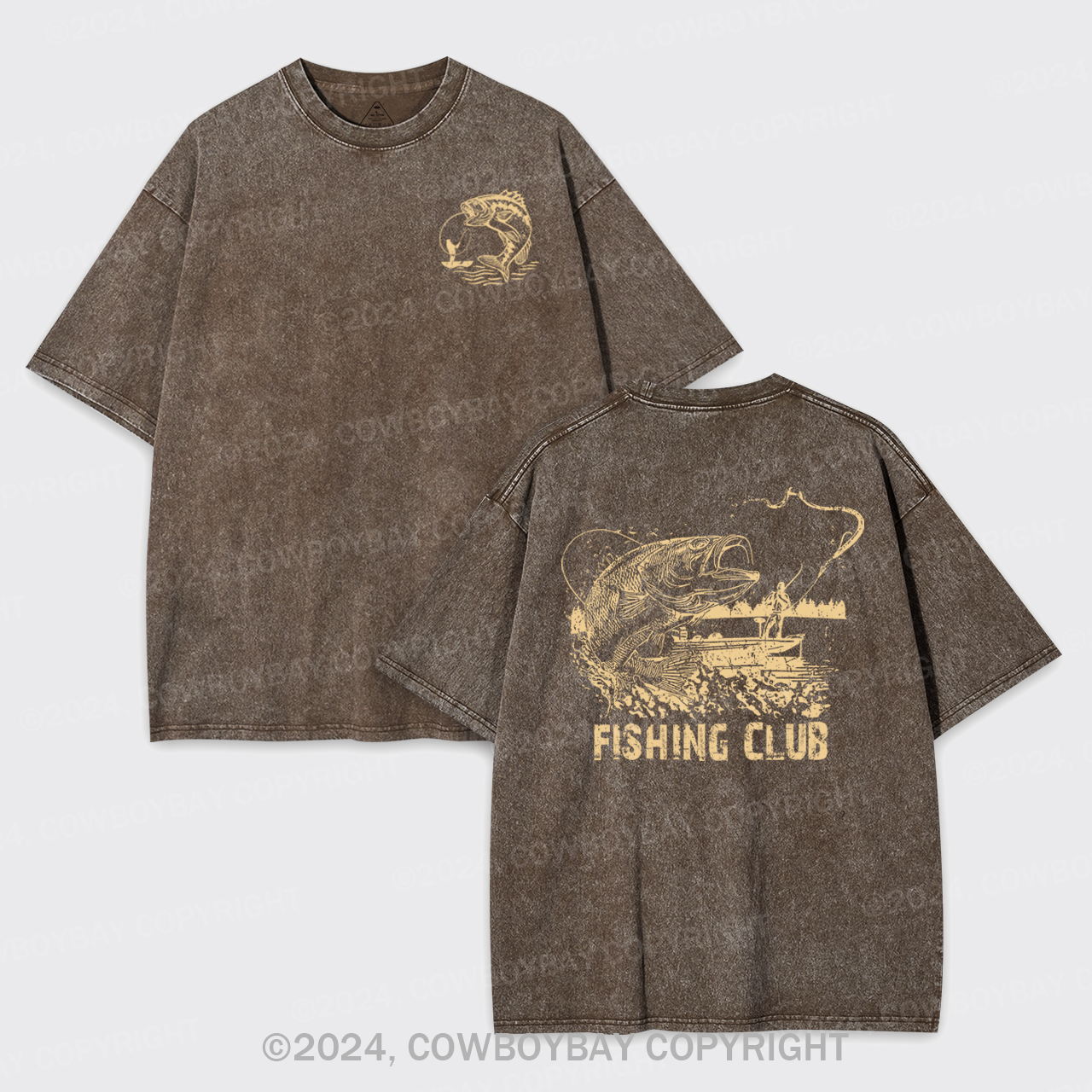 Fishing Club Garment-dye Tees