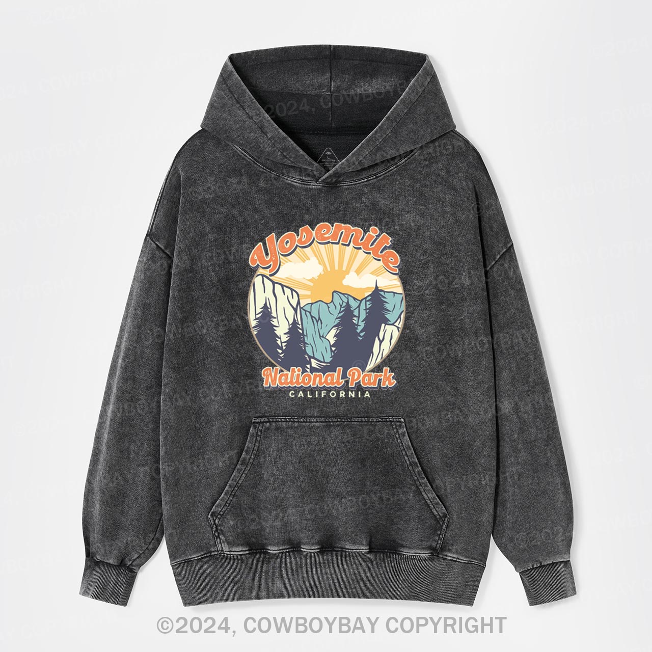 Yosemite National Park Garment-Dye Hoodies