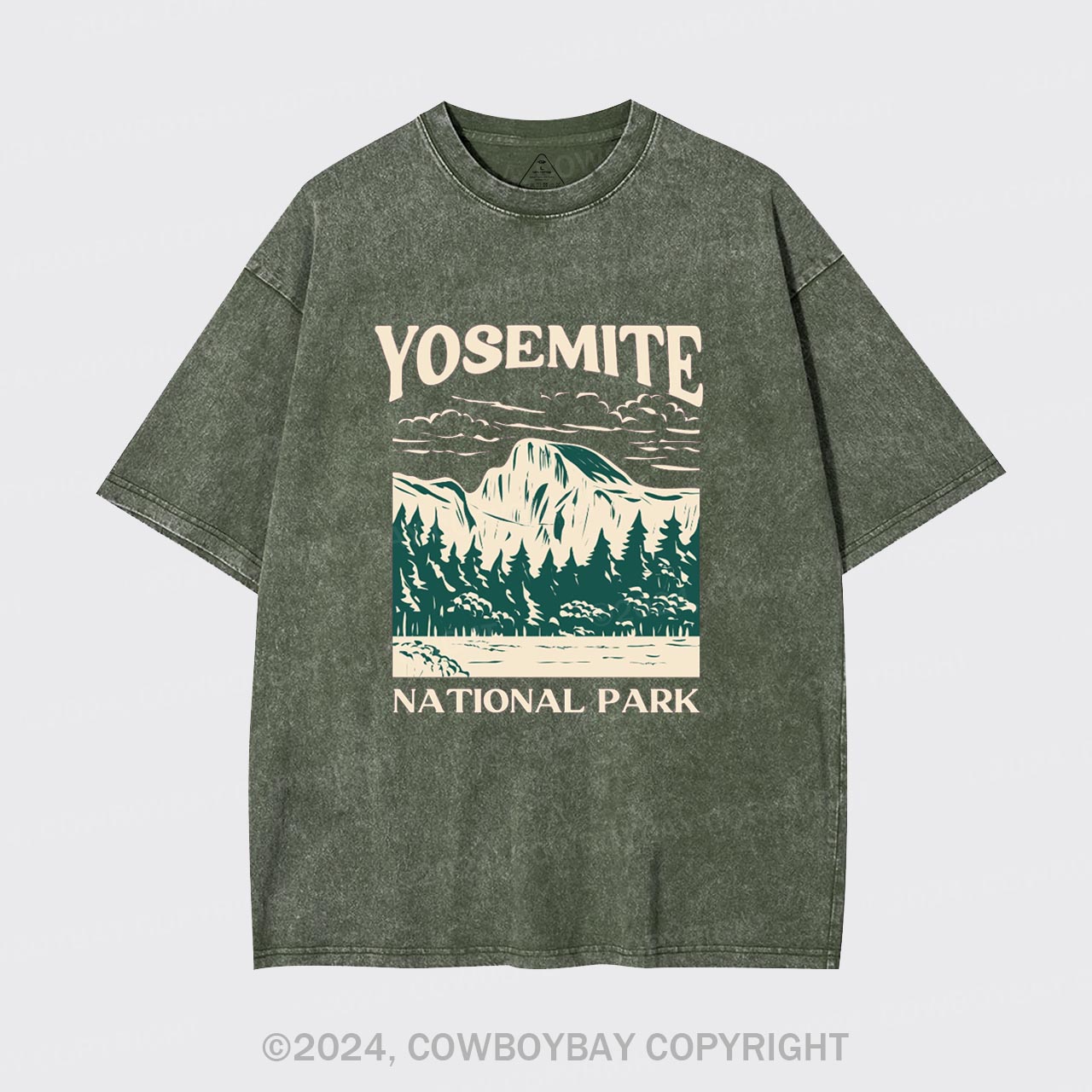 Yosemite Hiking Garment-dye Tees