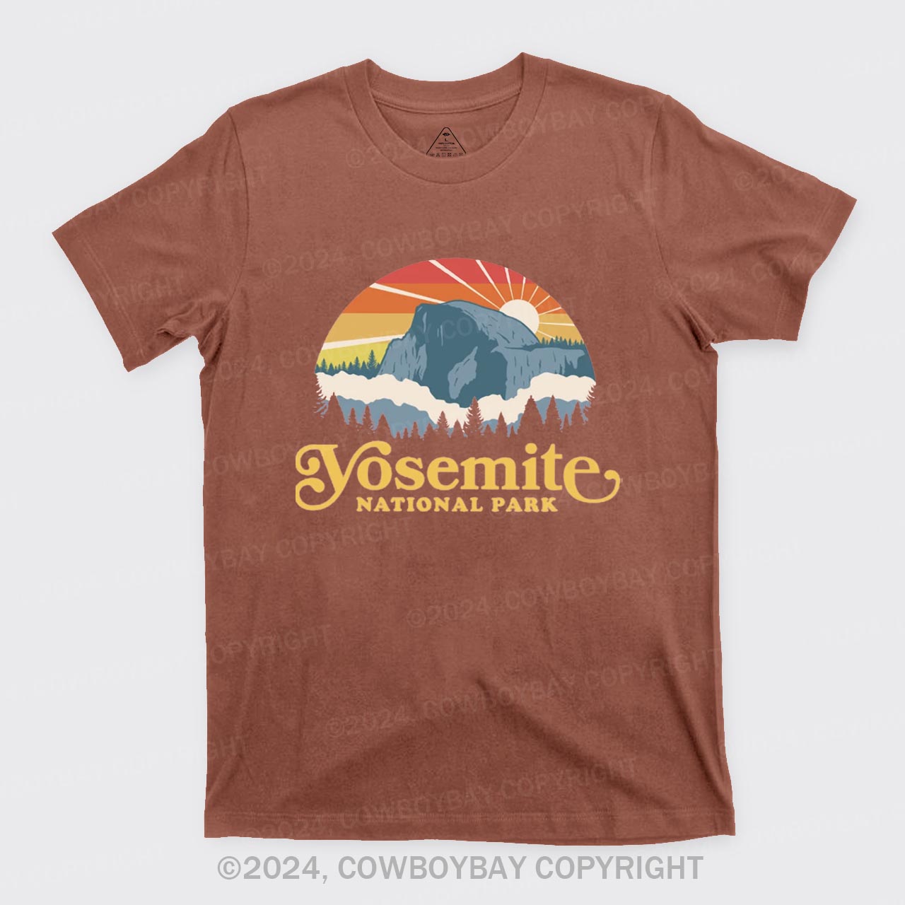 Yosemite Mountain Hiking T-Shirts