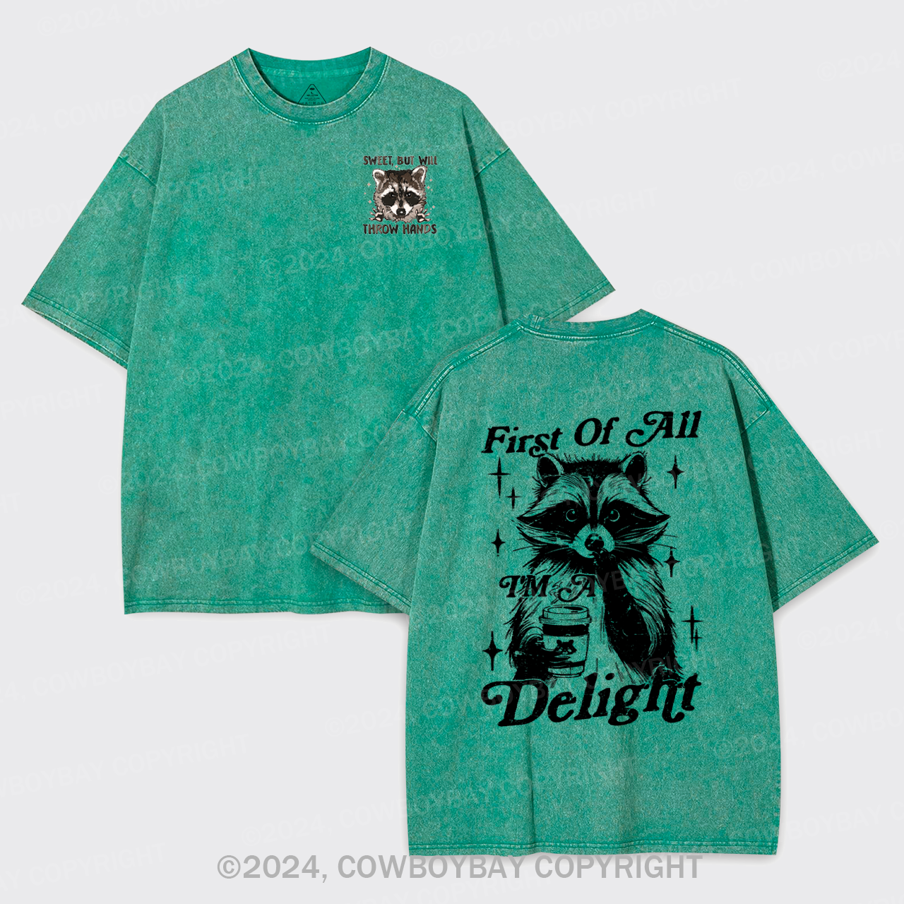 First Of All I'm A Delight Garment-dye Tees