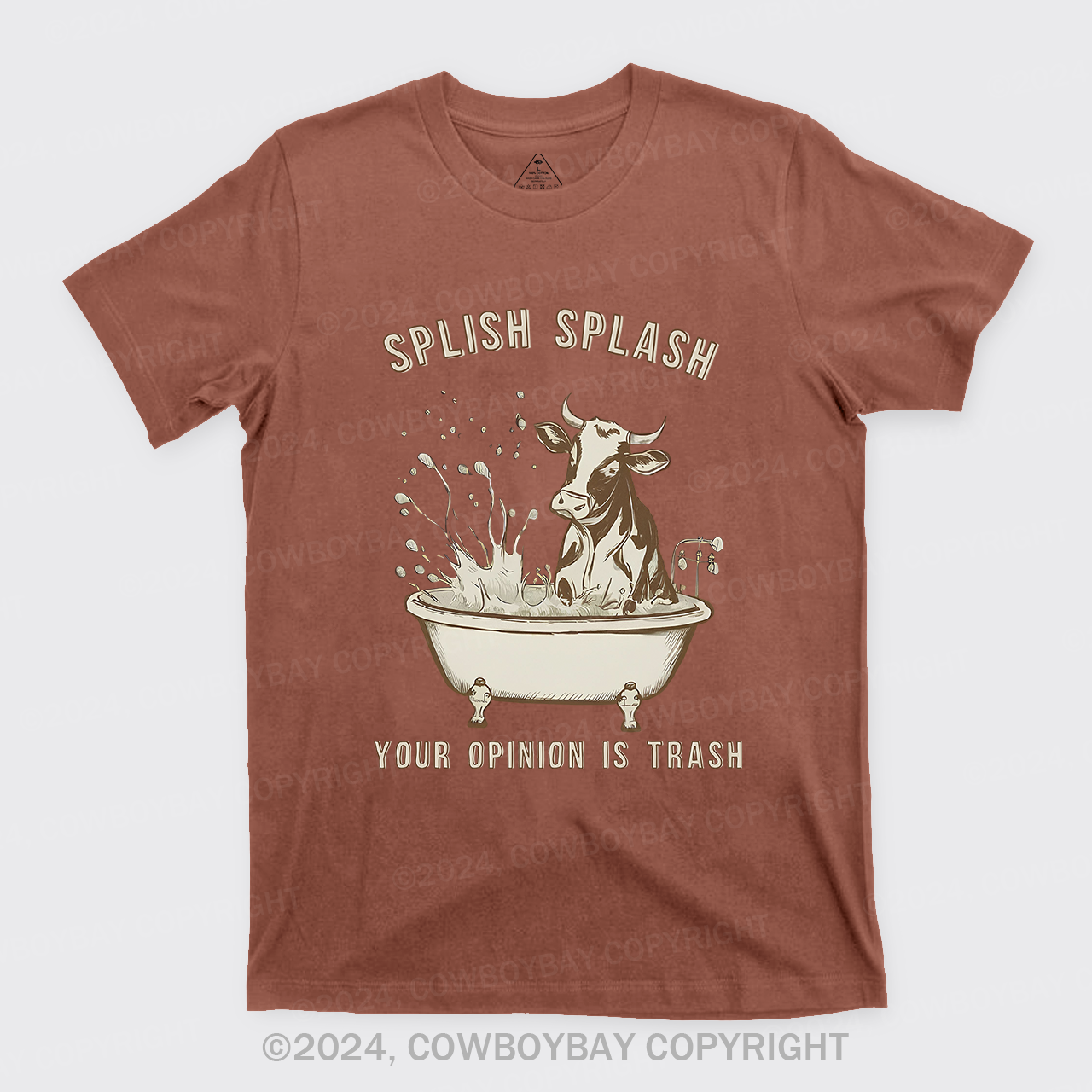 Vintage Splish Splash Your Opinion Is Trash T-Shirts