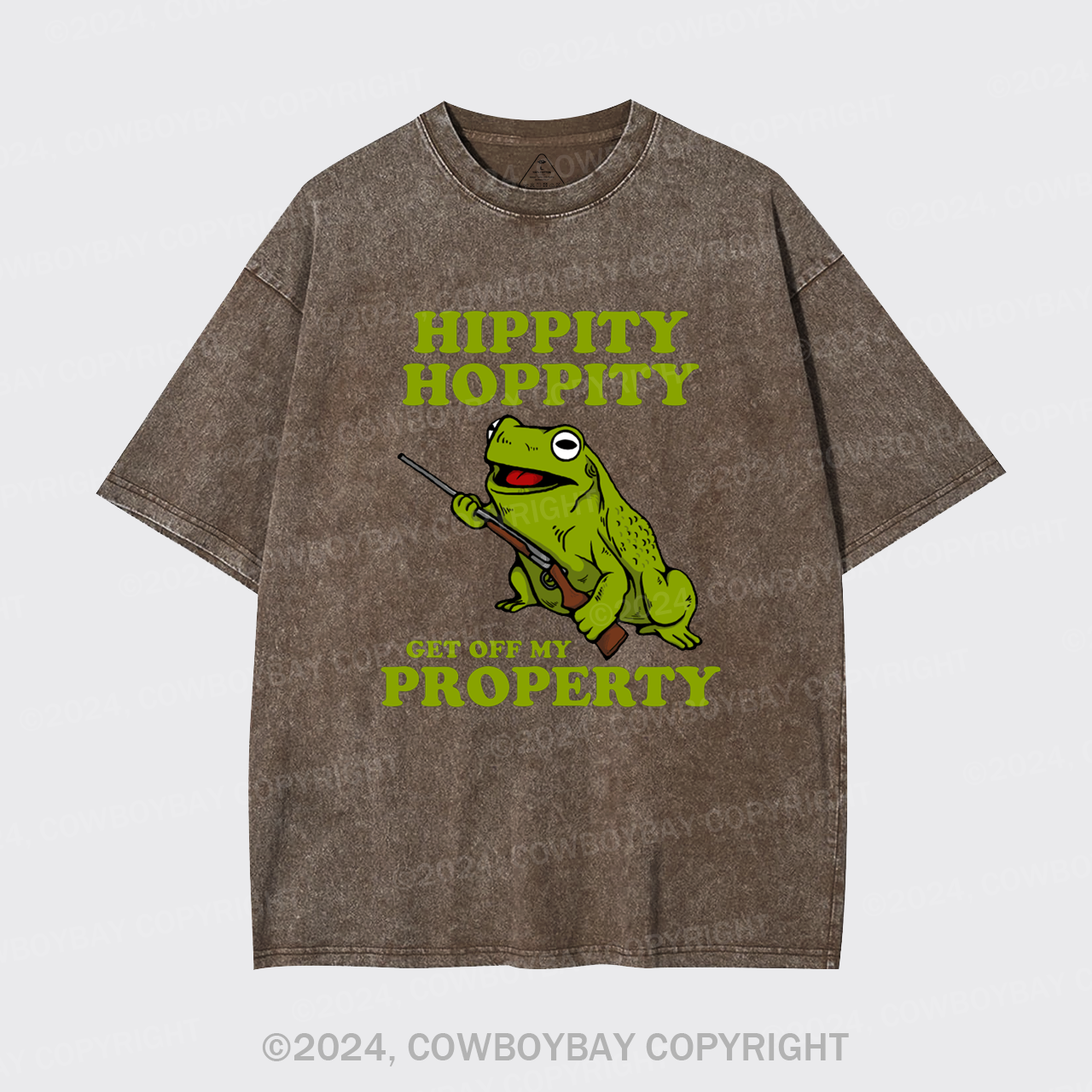 Hippity Hoppity Get Off My Property Garment-dye Tees