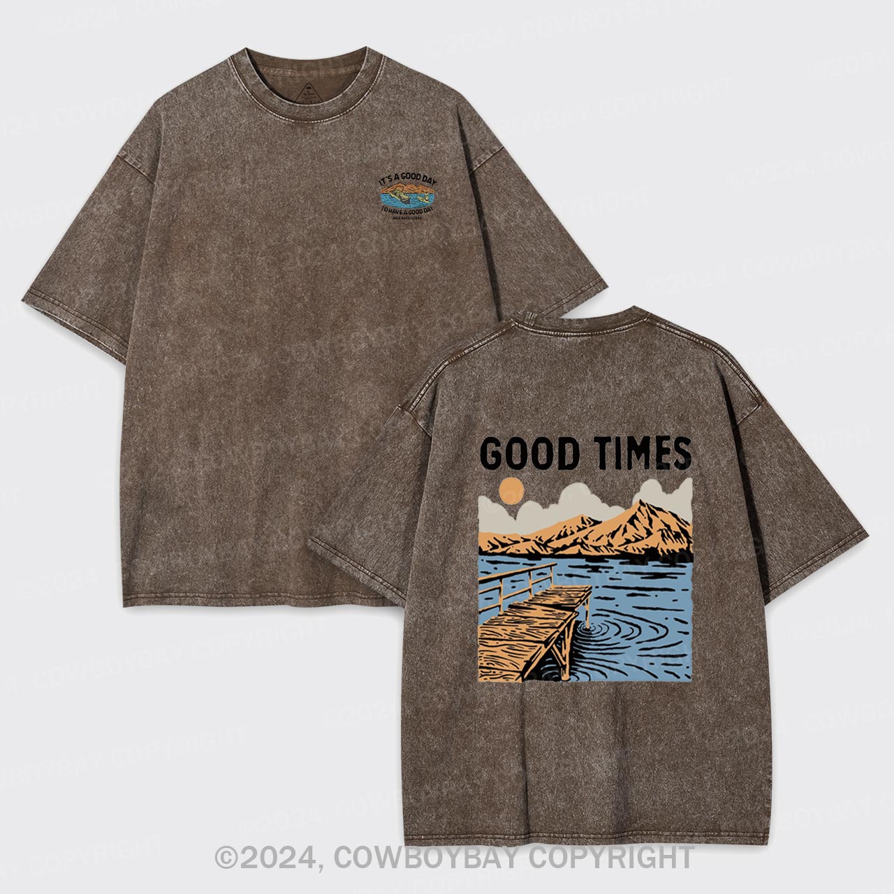 Good Times Lake Garment-dye Tees