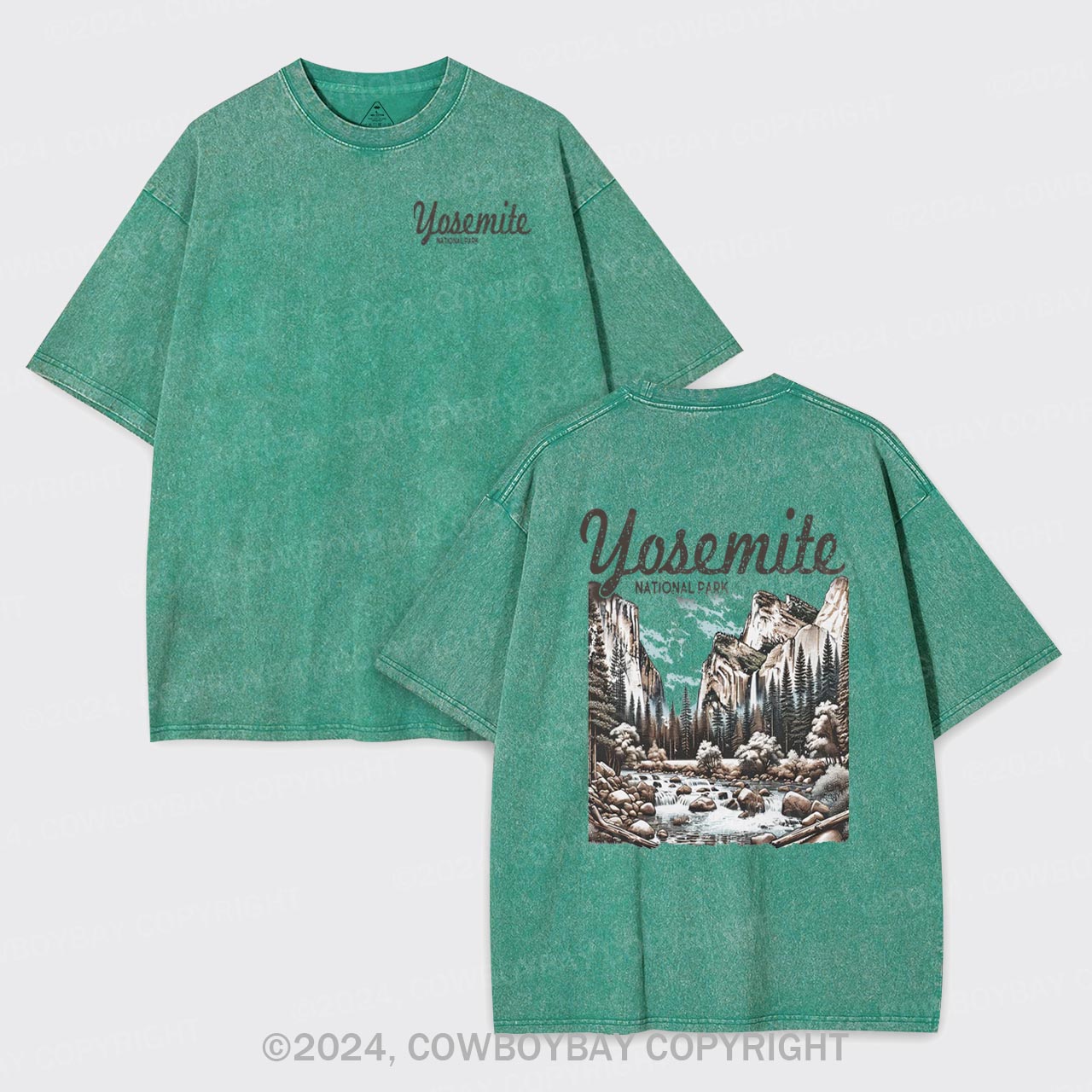 Vintage Yosemite National Park Garment-dye Tees