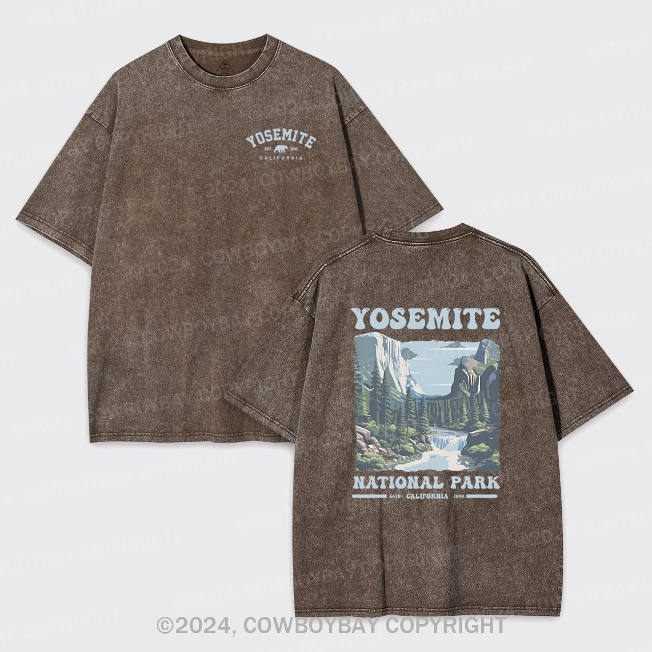 California National Park Garment-dye Tees