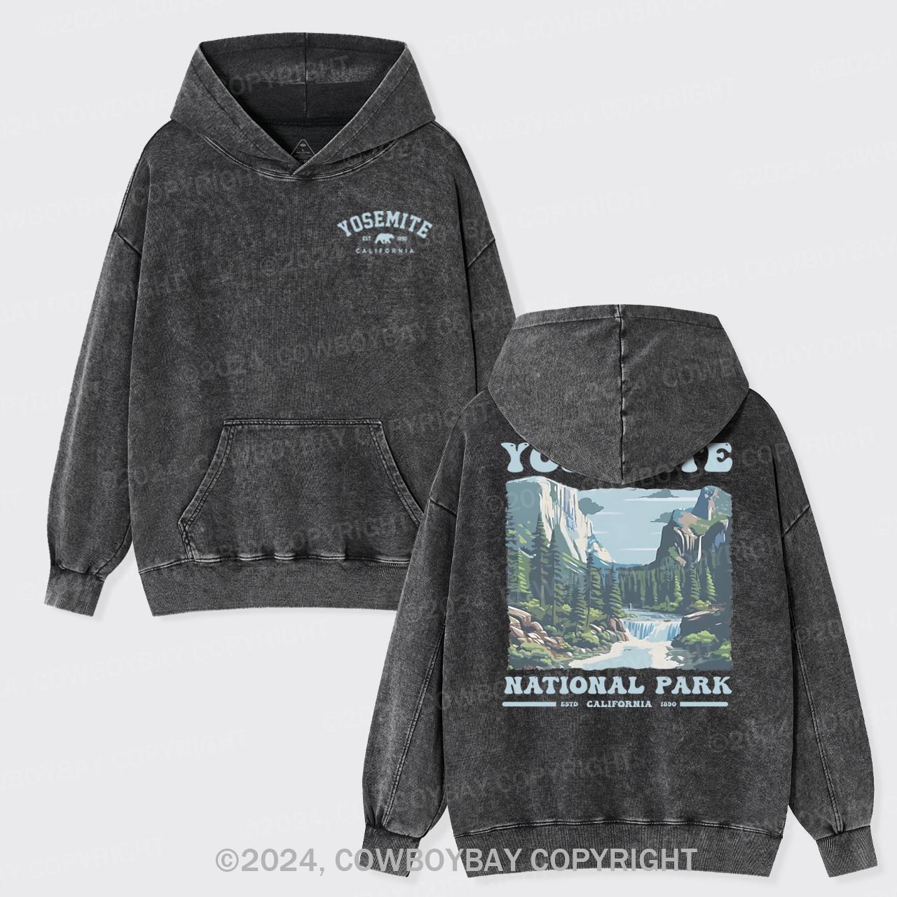 California National Park Garment-Dye Hoodies