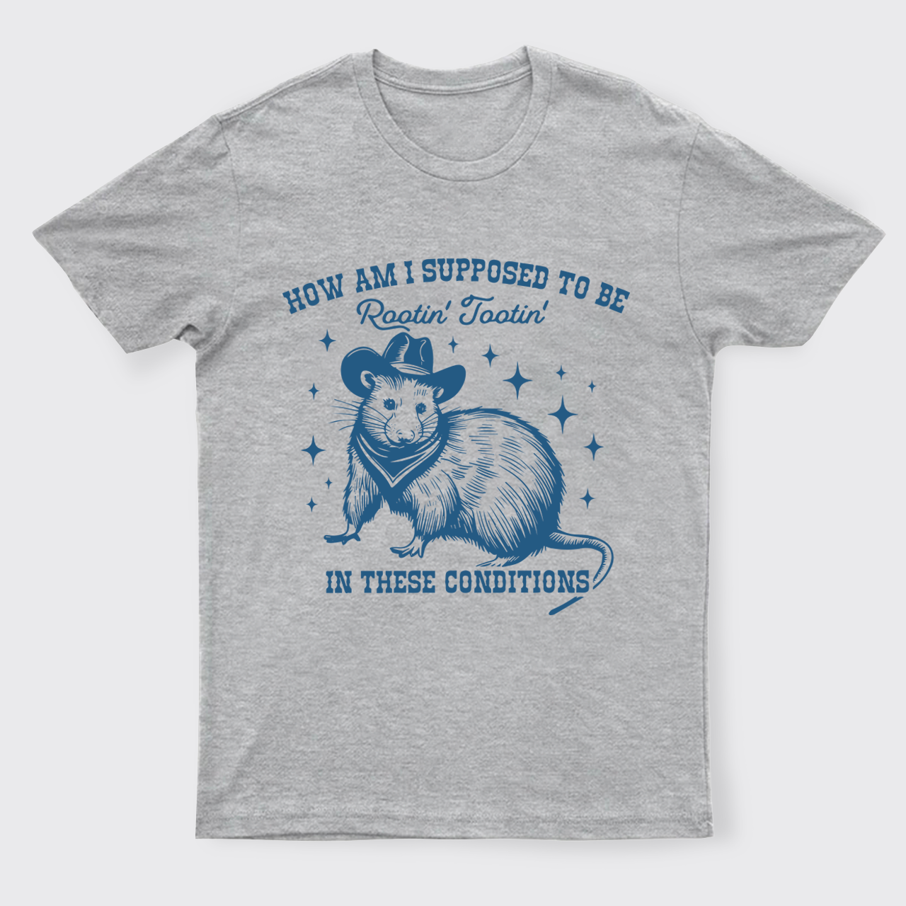 Funny Cowboy Opossum T-Shirts