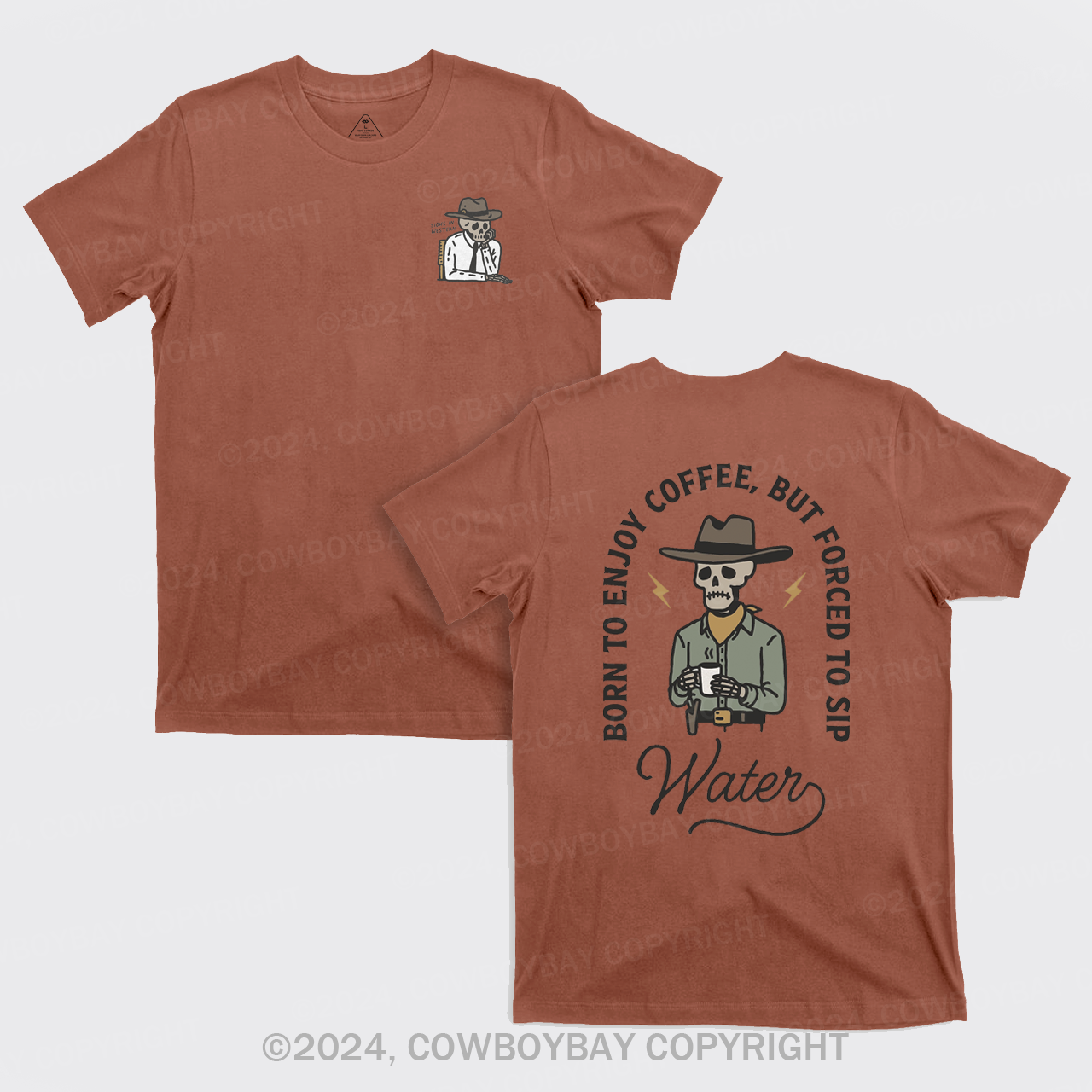 Vintage Sad Office Cowboy T-Shirts