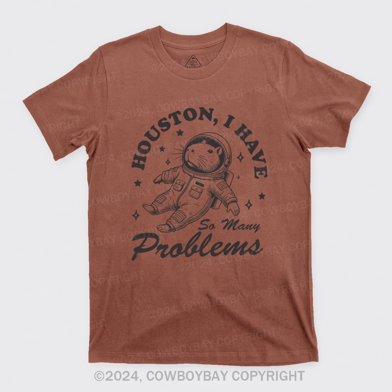 Funny Capybara in Outer Space T-Shirts