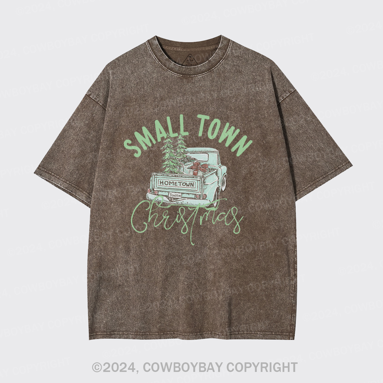 Small Town Christmas Garment-dye Tees