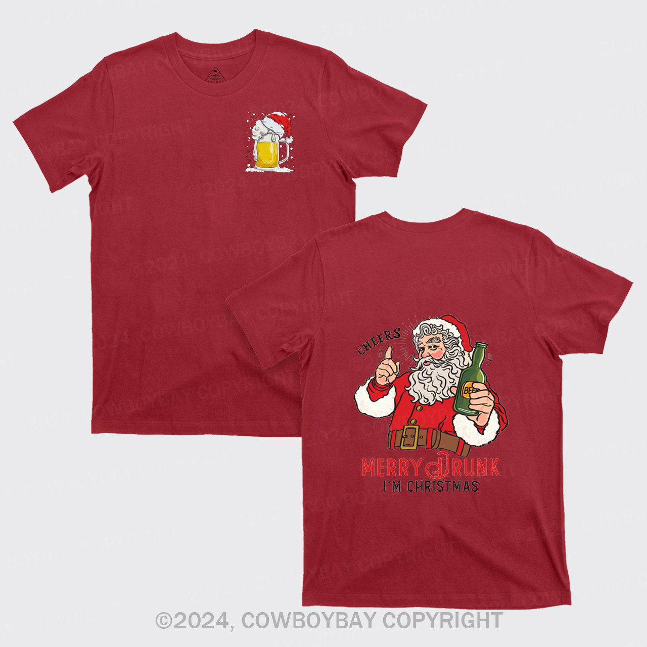 Merry Drunk,I'm Christmas-Santa T-Shirts