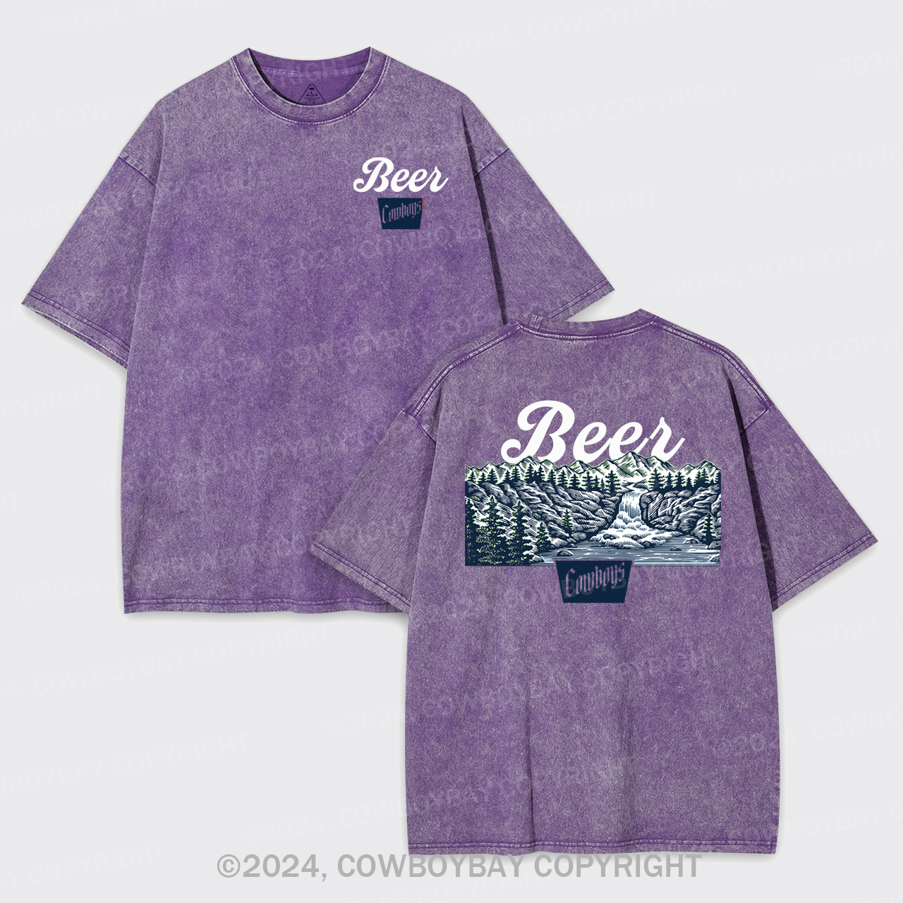 Beer Cowboys Garment-dye Tees