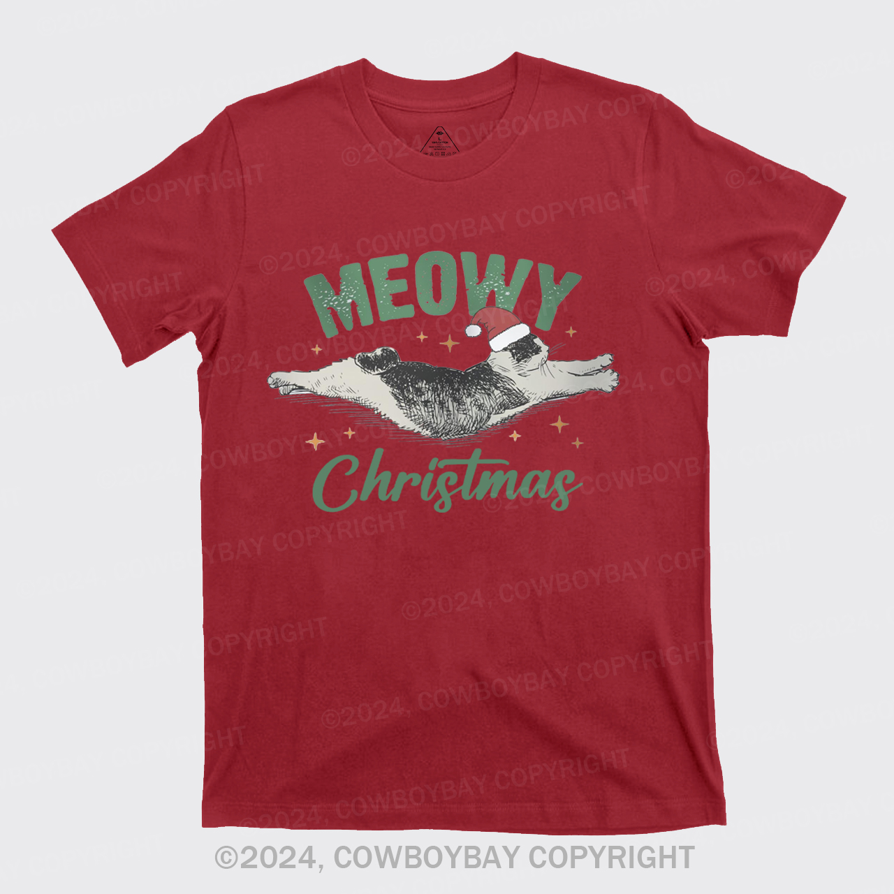 Funny Meowy Christmas T-Shirts