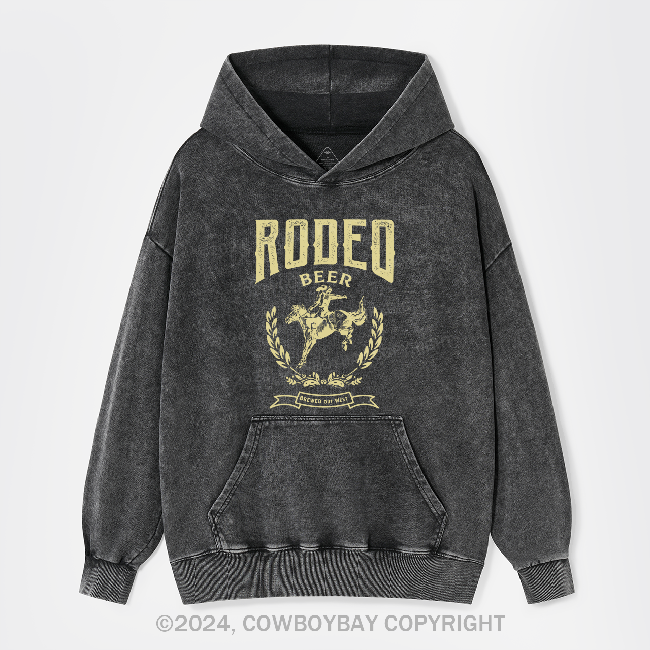 Rodeo Beer Garment-Dye Hoodies