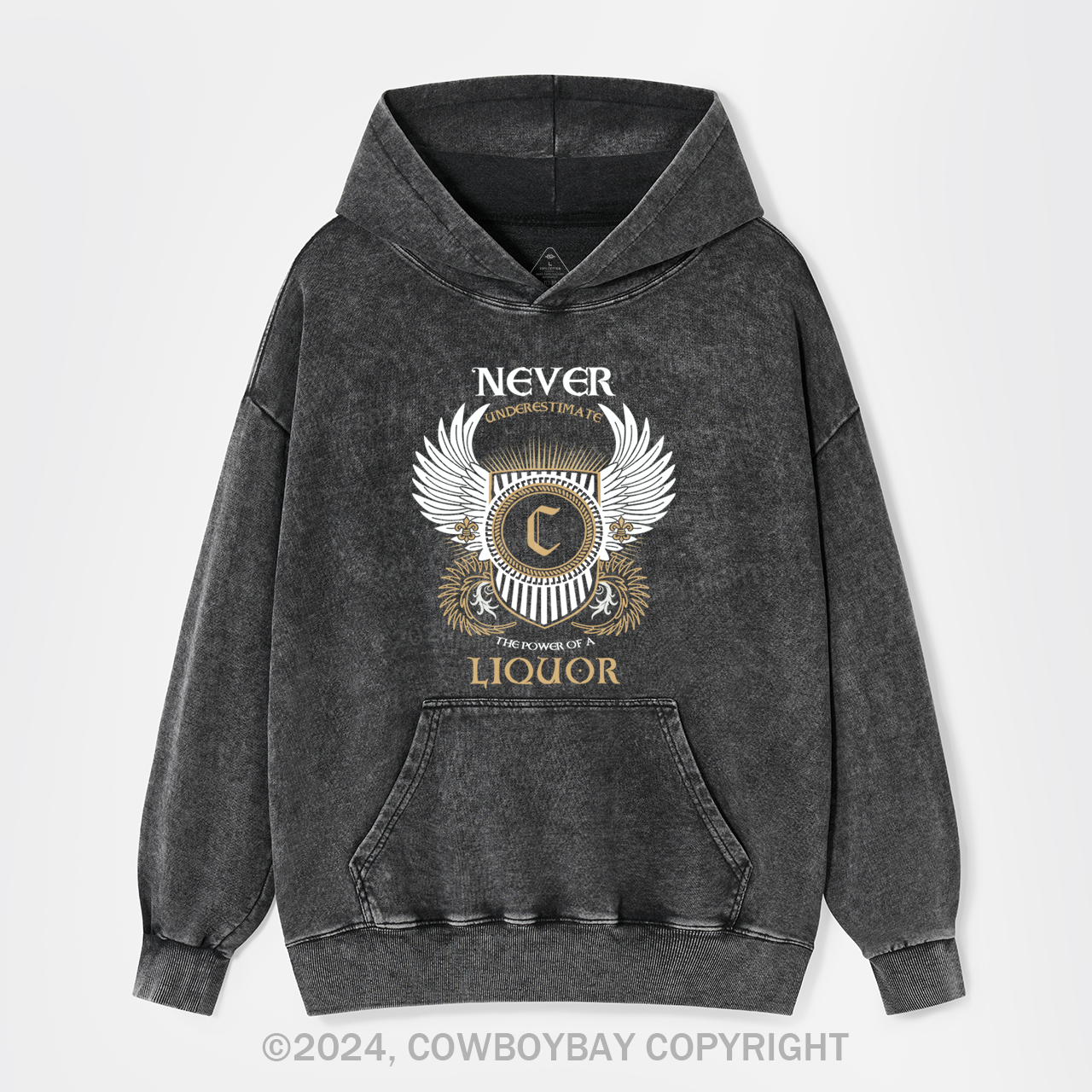 The Power Of C Garment-Dye Hoodies