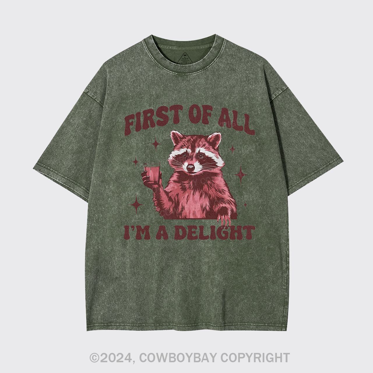 First Of All,I'm A Delight Garment-dye Tees