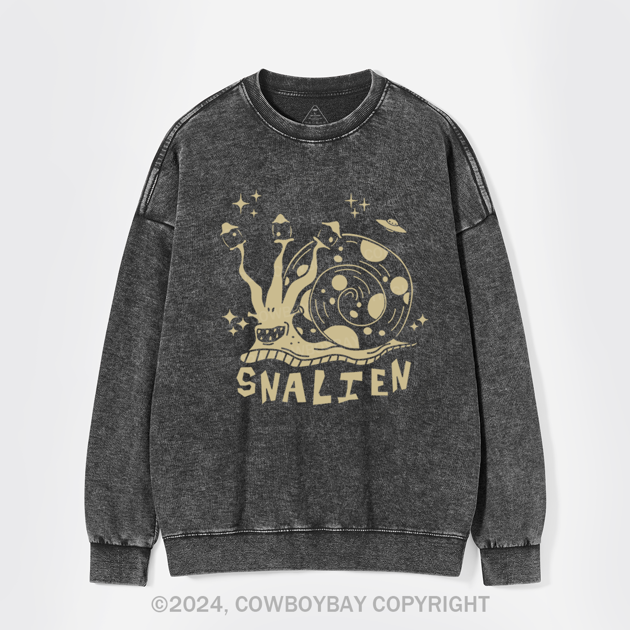 Alien Snail Washed Sweatshirts