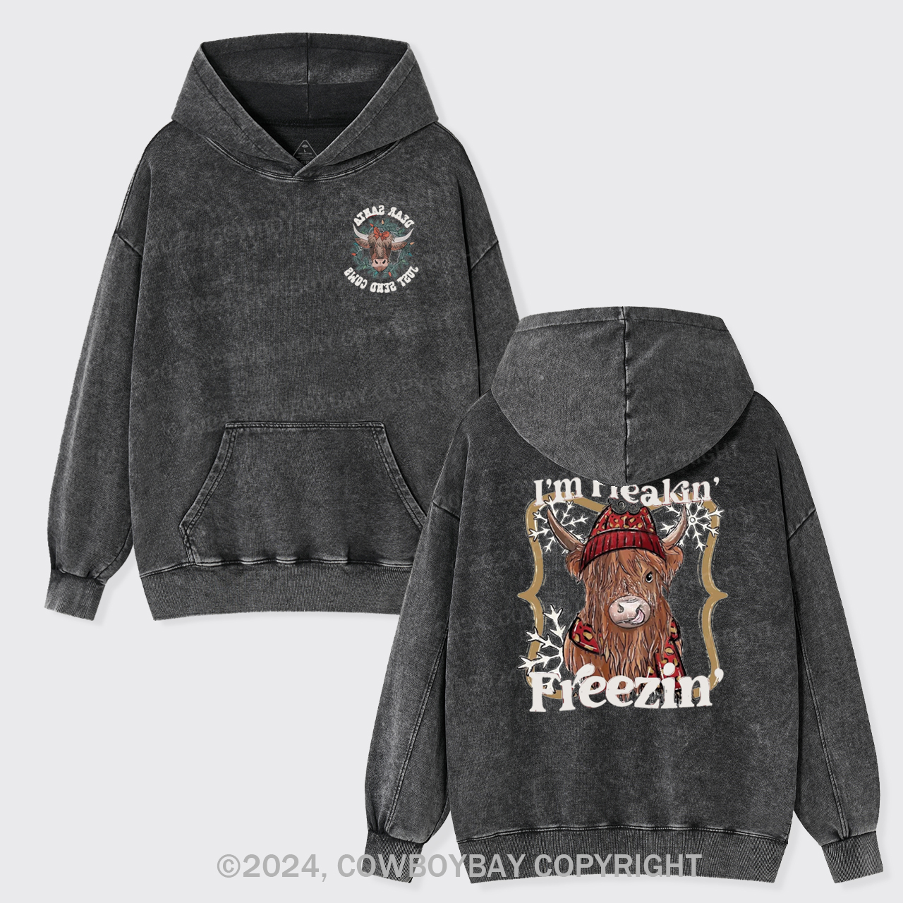 I'm Freakin' Freezin' Garment-Dye Hoodies