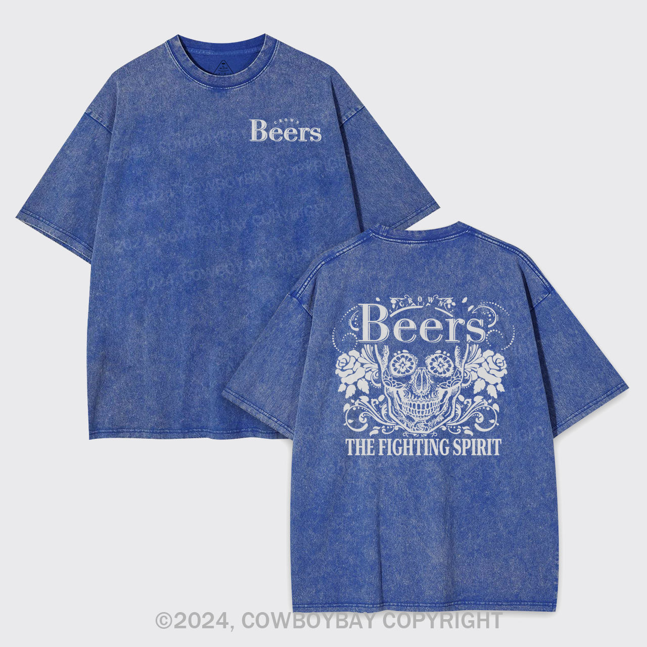 Beer Fighting Spirit Garment-dye Tees
