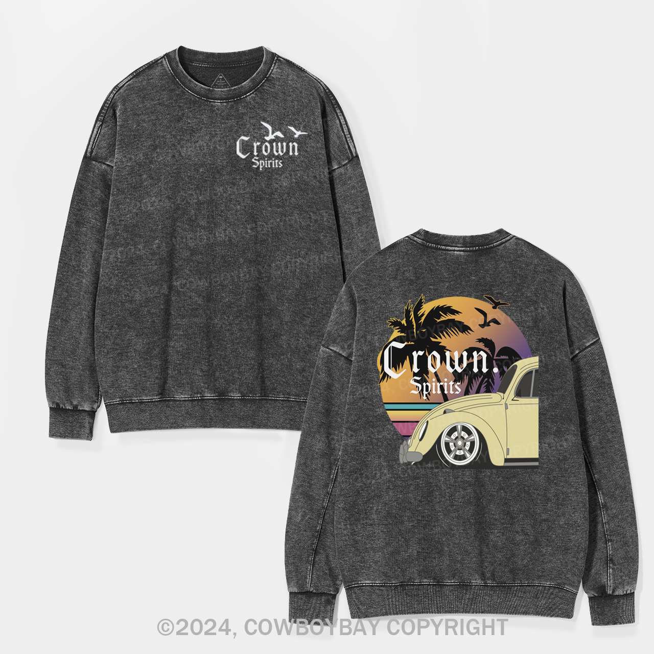 Beers With Hot Summer Washed Sweatshirts