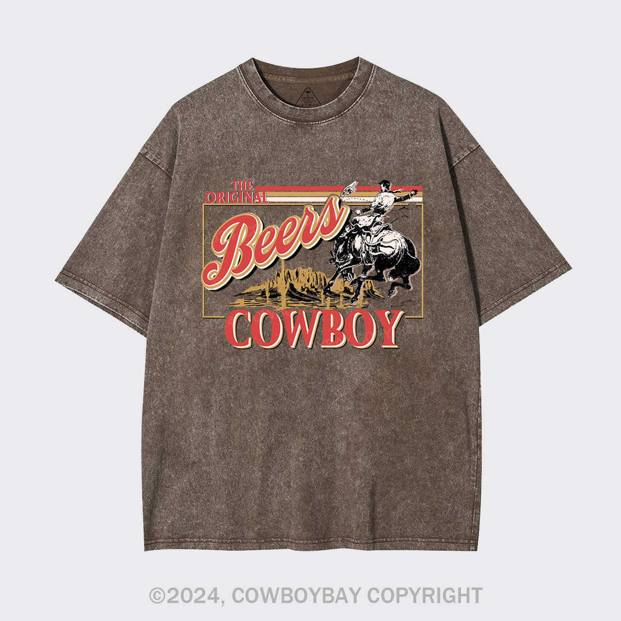 Beers,The Rodeo Of Cowboy Garment-dye Tees